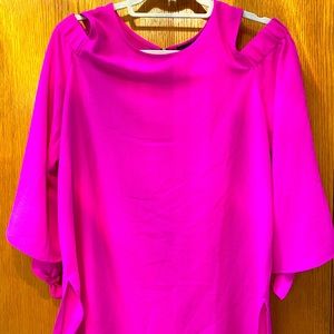 Stunning pink off the shoulder top